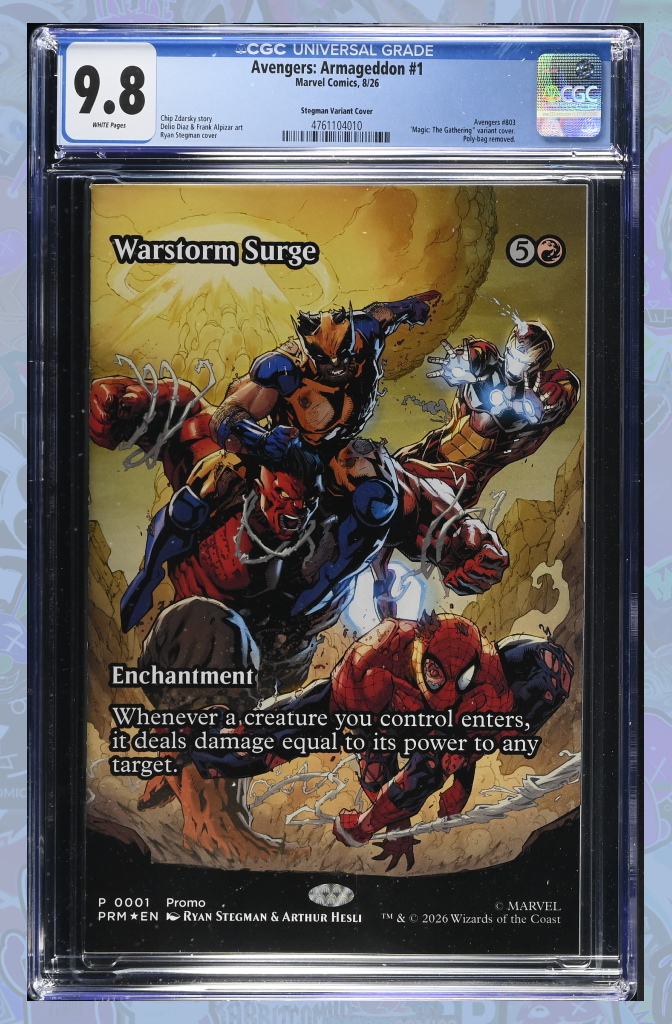 Avengers: Armageddon #1 Ryan Stegman Magic: The Gathering Variant | CGC 9.8
