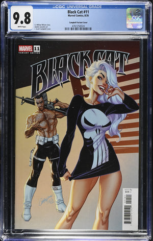 Black Cat #11 J. Scott Campbell Black Cat Variant | CGC 9.8