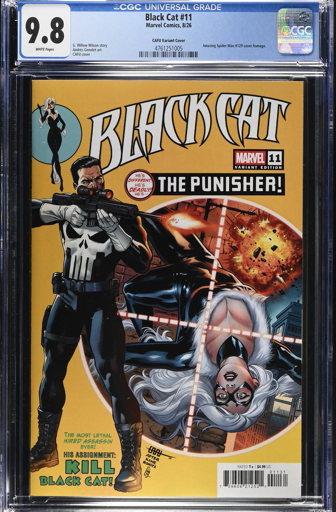 Black Cat #11 Cafu Homage Variant | CGC 9.8