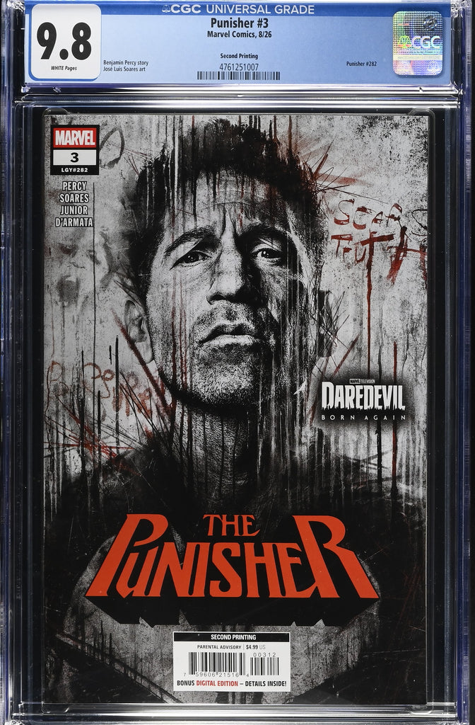 Punisher #3 Marvel Television Variant | 2nd Print | CGC 9.8