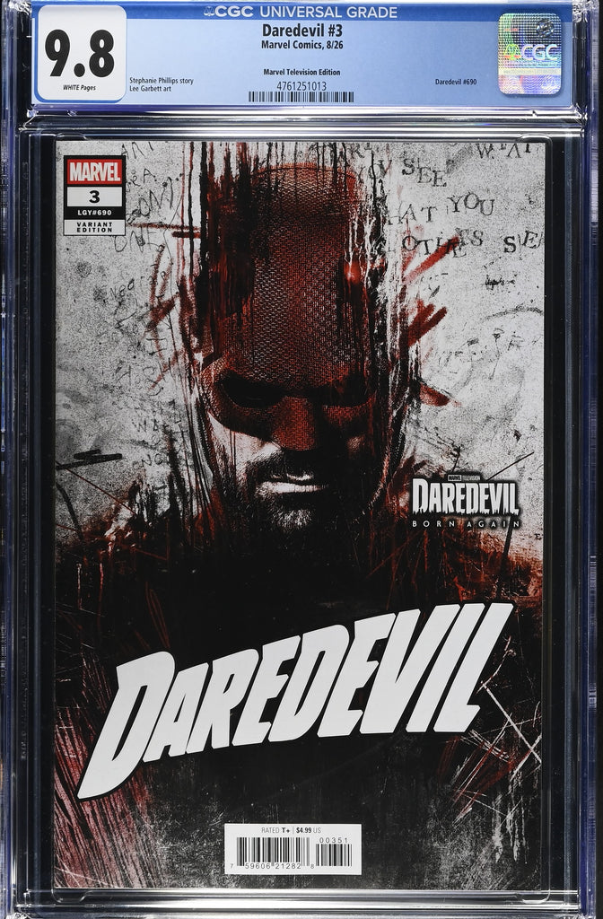 Daredevil #3 Marvel Television Variant | CGC 9.8