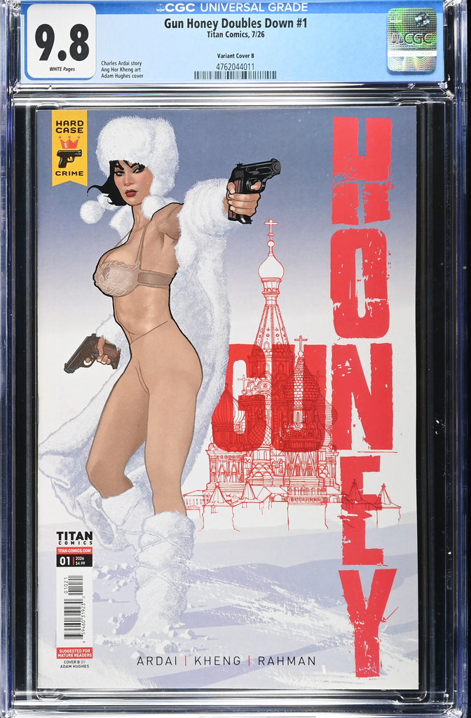 Gun Honey Doubles Down #1  Cover B Adam Hughes Variant | CGC 9.8