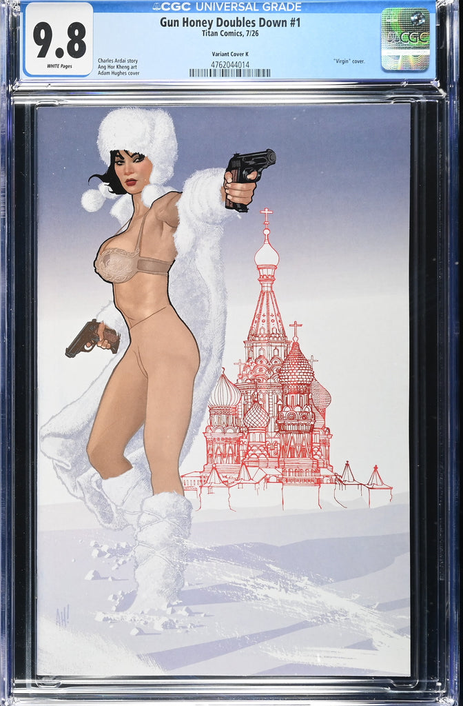 Gun Honey Doubles Down #1  Cover K Adam Hughes Full Art Variant | CGC 9.8