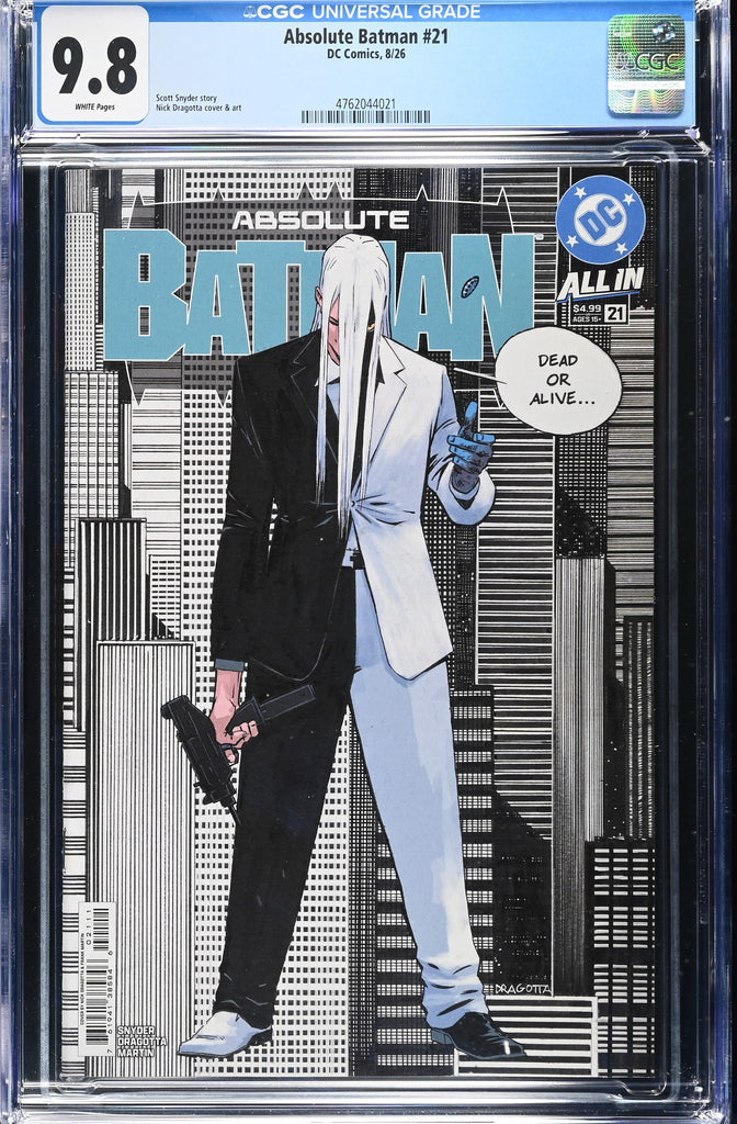 Absolute Batman #21 Cover A Nick Dragotta Two Face | CGC 9.8