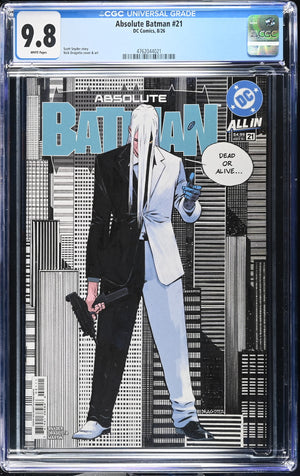 Absolute Batman #21 Cover A Nick Dragotta Two Face | CGC 9.8