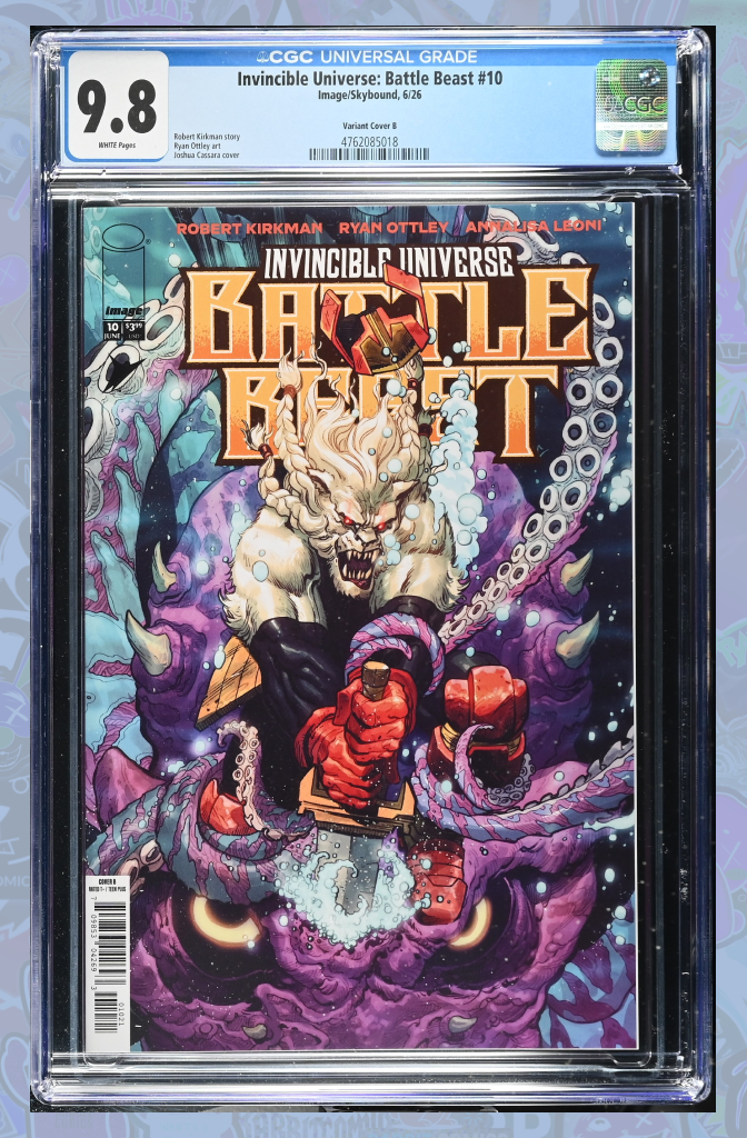 Invincible Universe Battle Beast #10 Cvr B Joshua Cassara Variant | CGC 9.8