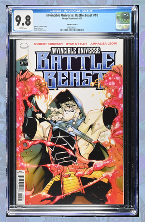Invincible Universe Battle Beast #10 Cover D 1:25 Ratio Andolfo Variant | CGC 9.8