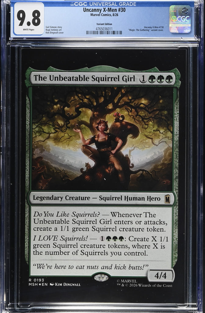 Uncanny X-Men #30 Classified Artist Magic: The Gathering Variant | CGC 9.8