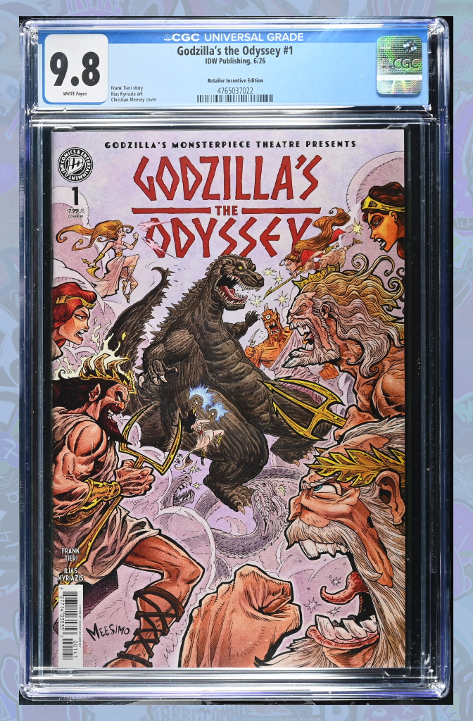 Godzilla’s The Odyssey 1:10 Ratio Variant (Meesey) | CGC 9.8