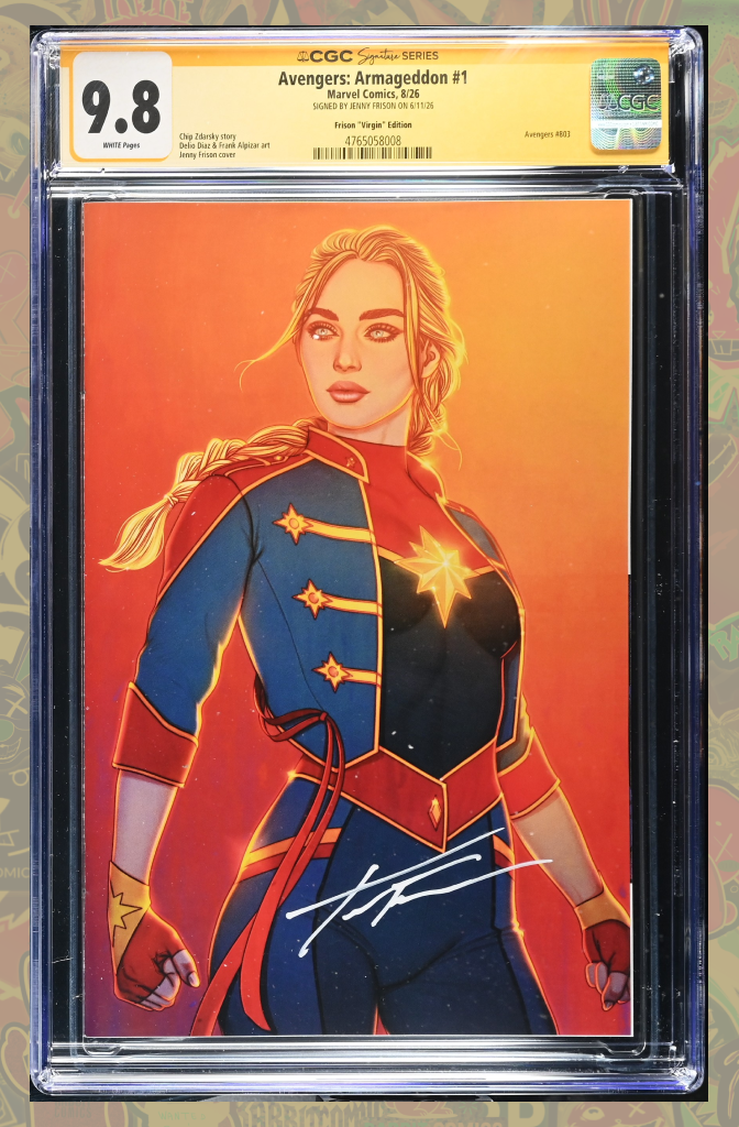Avengers Armageddon #1 | Jenny Frison 1:100 Ratio | CGC SS 9.8