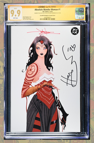 Absolute Wonder Woman #1 7th Print Cover B Jae Lee Variant | 2x Signed | CGC SS 9.9