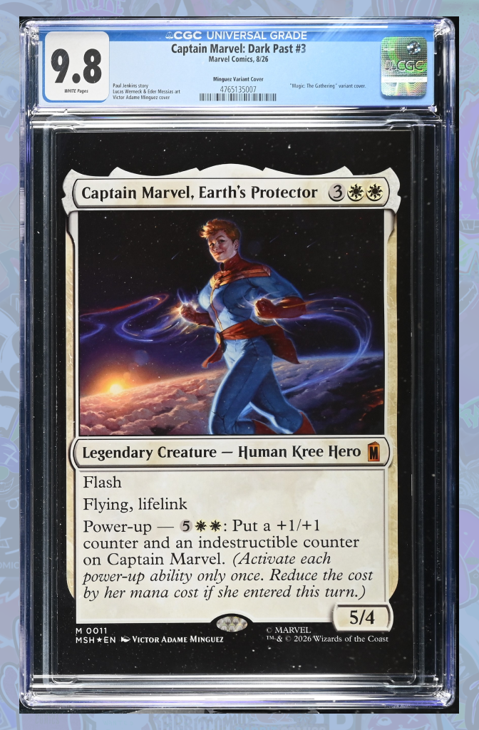 Captain Marvel: Dark Past #3 Classified Artist Magic: The Gathering Variant | CGC 9.8