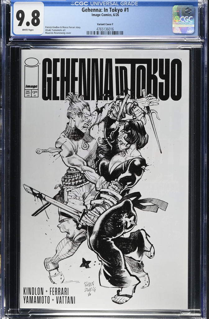 Gehenna In Tokyo (One Shot) Cover F Maurizio Rosenzweig Variant | CGC 9.8