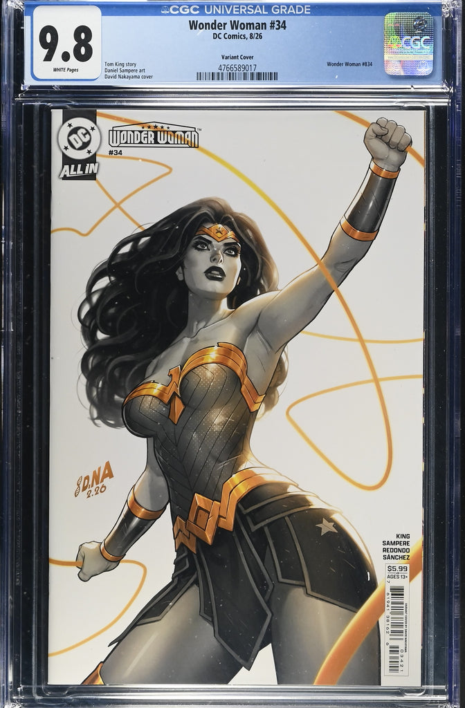 Wonder Woman #34 | David Nakayama Variant | CGC 9.8