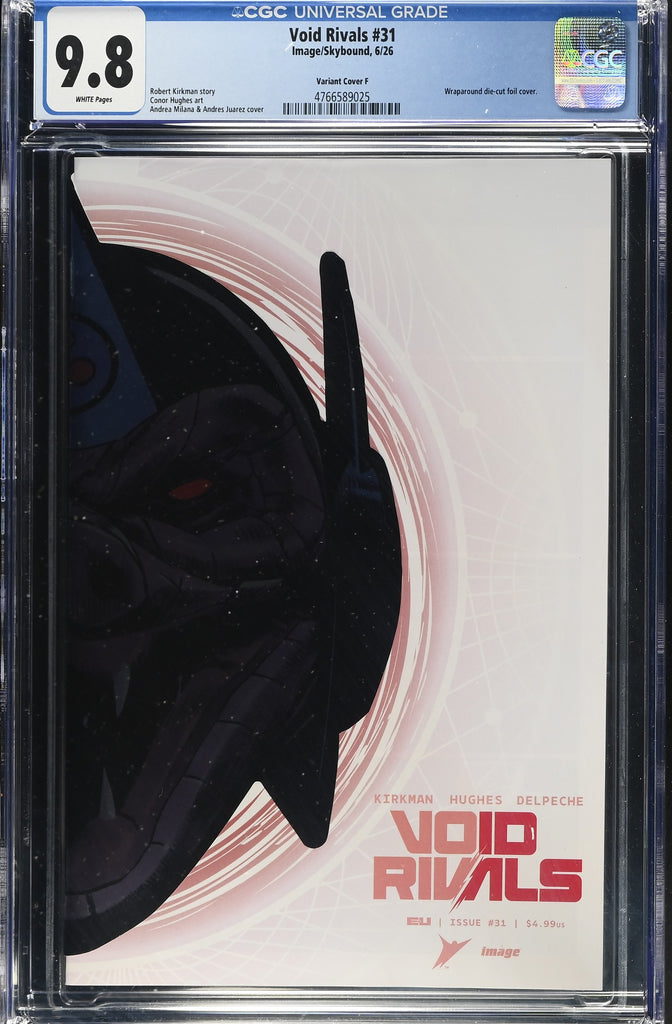 Void Rivals #31 Cover F Die Cut Foil Mask Variant  | CGC 9.8