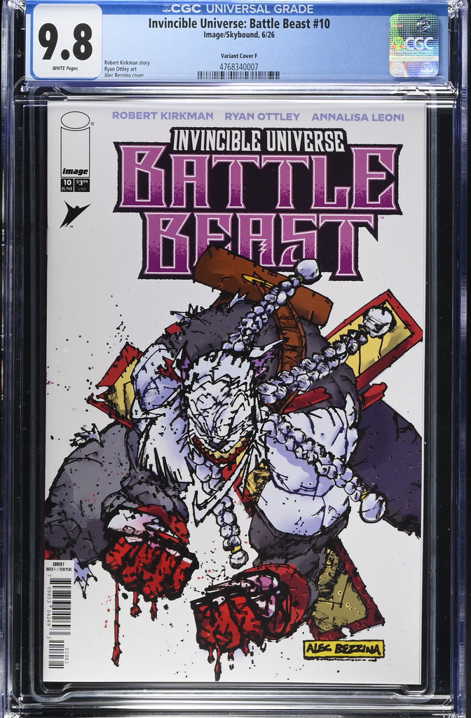 Invincible Universe Battle Beast #10 Cover F 1:100 Ratio | CGC 9.8
