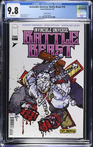 Invincible Universe Battle Beast #10 Cover F 1:100 Ratio | CGC 9.8