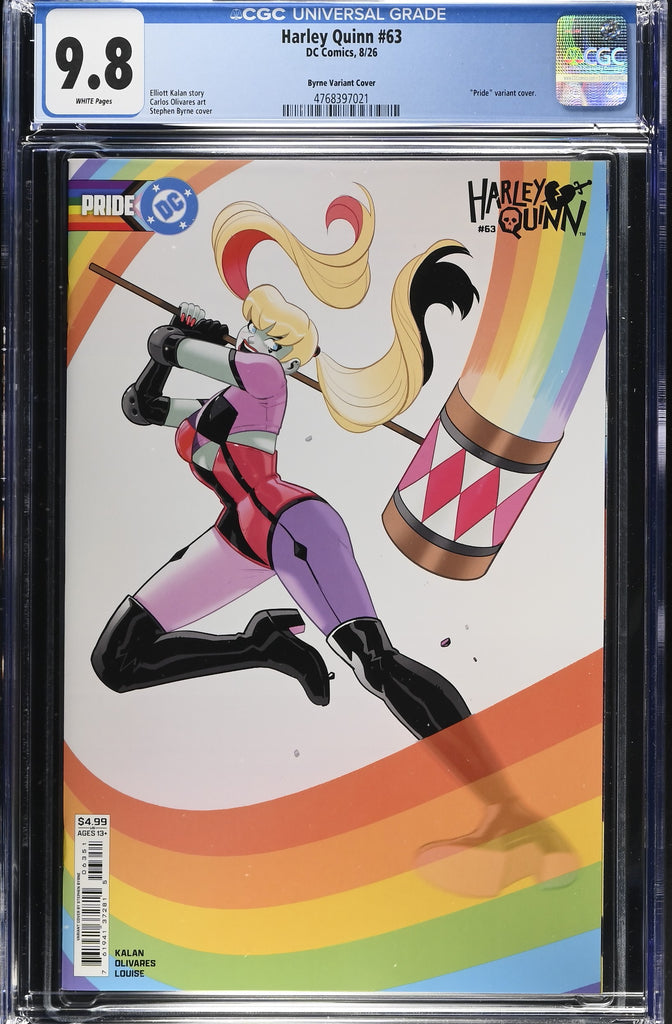 HARLEY QUINN #63 CVR E STEPHEN BYRNE CARD STOCK VAR | CGC 9.8