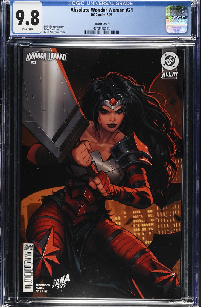 Absolute Wonder Woman #21 | CVR B DAVID NAKAYAMA CONNECTING | CGC 9.8