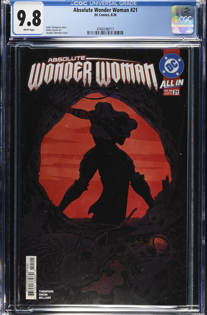 Absolute Wonder Woman #21 | CVR A HAYDEN SHERMAN | CGC 9.8