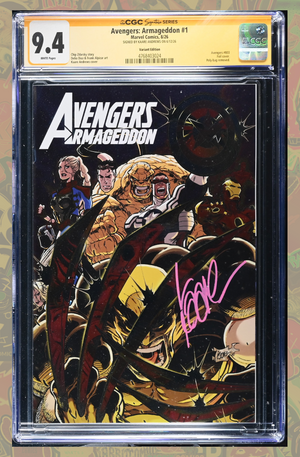 Avengers: Armageddon #1 Kaare Andrews Foil Variant | CGC SS 9.4
