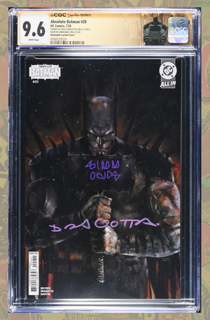 Absolute Batman #20 | 1:25 Ratio | 2x SIGNED! | CGC SS 9.6 (AB LABEL)