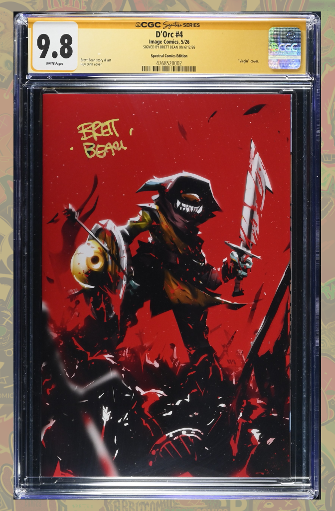 D'ORC #4 | Huy Dihn Variant | Signed by Brett Bean | CGC SS 9.8