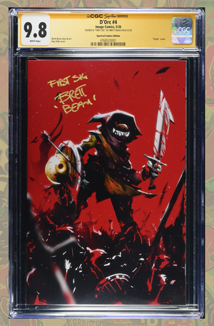 D'ORC #4 | Huy Dihn Variant | Signed by Brett Bean | CGC SS 9.8 (1st Sig)