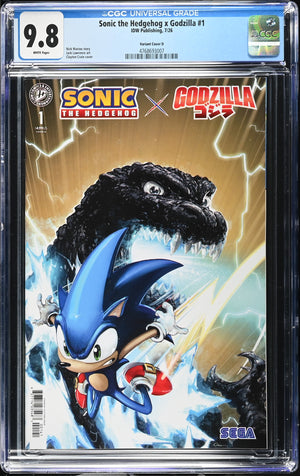 Sonic the Hedgehog x Godzilla #1 Cover D (CRAIN)  | CGC 9.8