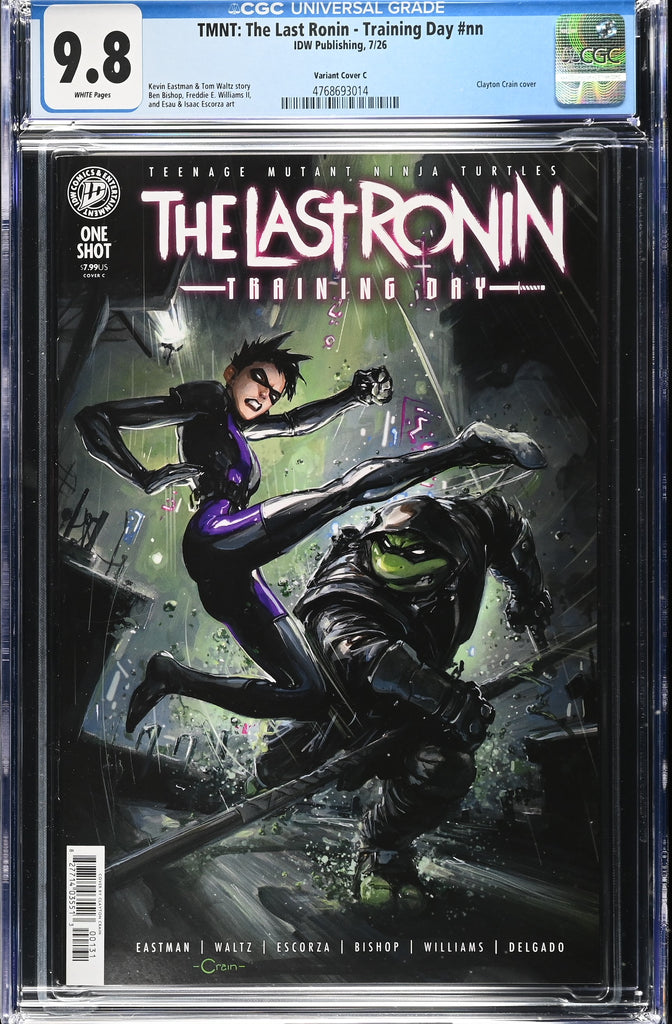 TMNT: The Last Ronin Training Day Cover C (CRAIN)  | CGC 9.8