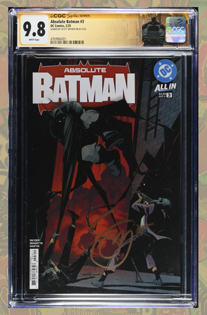 Absolute Batman #3 | Cover A 1st Print | CGC SS 9.8 (AB LABEL)