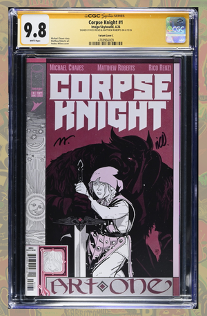 Corpse Knight #1 Cover C 1:10 Ratio Storybook Variant | 2x Signed CGC SS 9.8