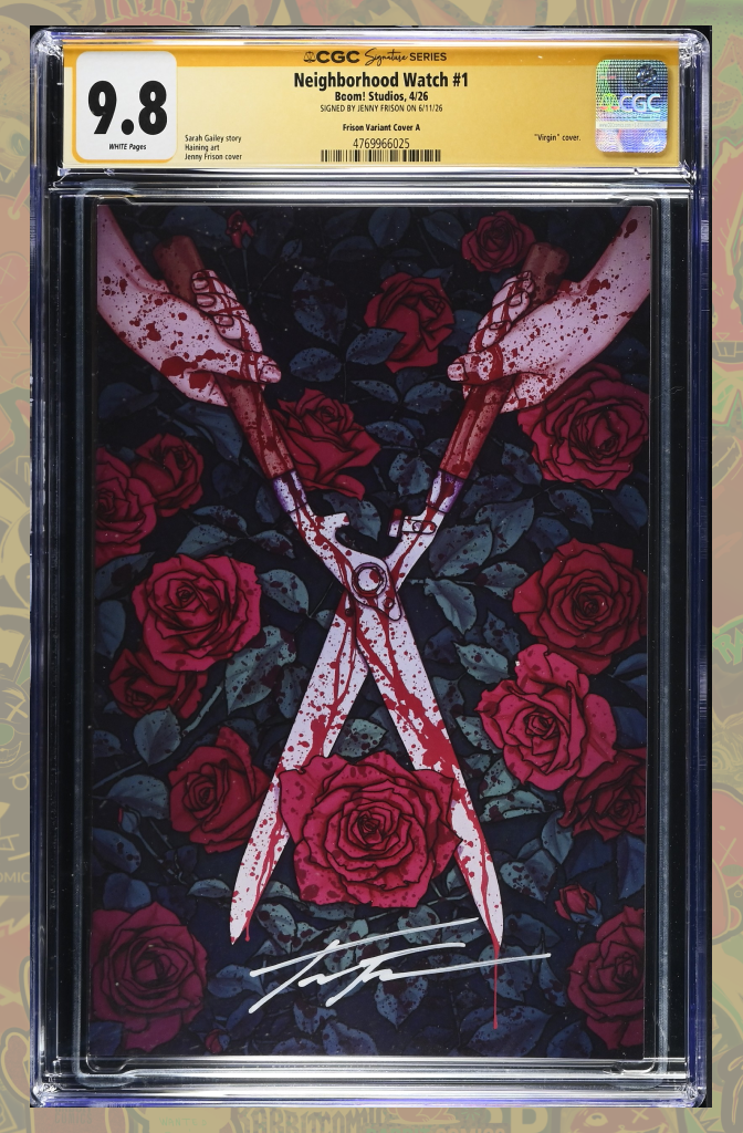Neighborhood Watch #1 G Foc Reveal Variant (Full Art, Frison) | CGC SS 9.8