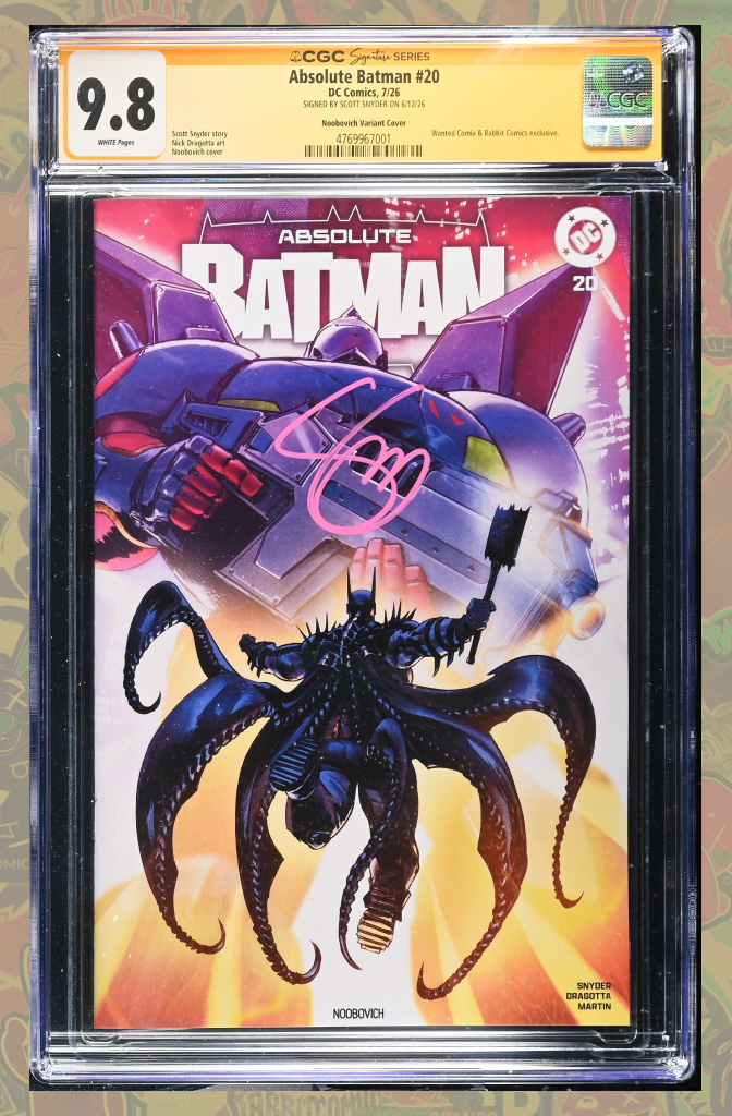 Absolute Batman #20 | Noobovich Trade Variant | Rabbit Exclusive | CGC SS 9.8