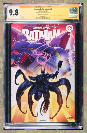 Absolute Batman #20 | Noobovich Trade Variant | Rabbit Exclusive | CGC SS 9.8