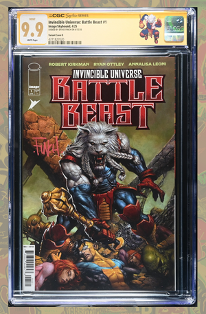 Battle Beast #1 | Cvr B Finch Variant | CGC SS 9.9 (BB LABEL)