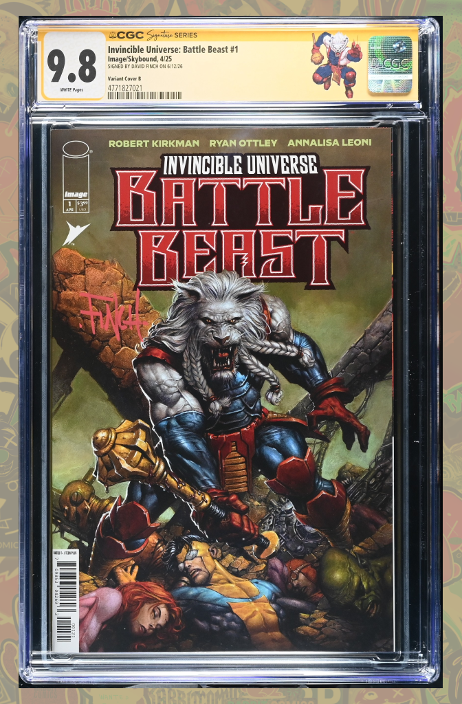 Battle Beast #1 | Cvr B Finch Variant | CGC SS 9.8 (BB LABEL)
