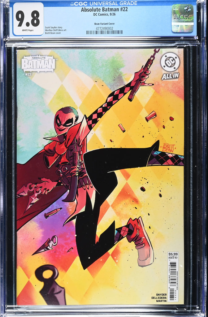 ABSOLUTE BATMAN #22 CVR C BRETT BEAN VAR | CGC 9.8