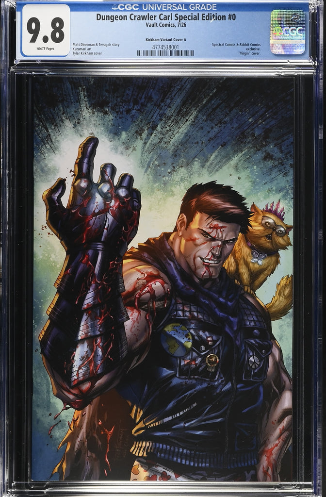 Dungeon Crawler Carl #0 | Tyler Kirkham Variant | CGC 9.8
