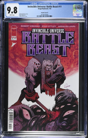 Invincible Universe Battle Beast #11 Cover D 1:25 Ratio James Harren Var CGC 9.8