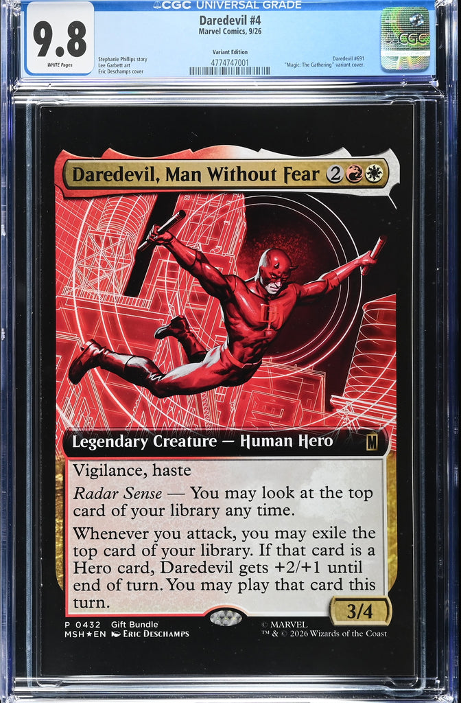 DAREDEVIL #4 | Magic the Gathering Variant | CGC 9.8