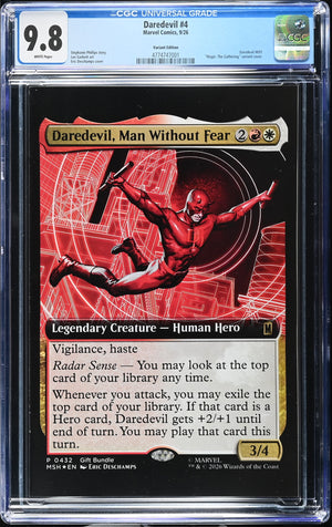 DAREDEVIL #4 | Magic the Gathering Variant | CGC 9.8