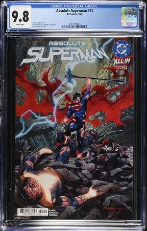 ABSOLUTE SUPERMAN #21 CVR A RAFA SANDOVAL | CGC 9.8