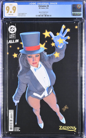 ZATANNA (2026) #4 CVR E MARK SPEARS CARD STOCK VAR | CGC 9.9