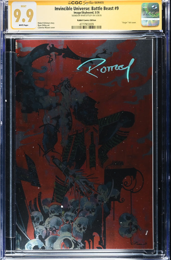 Battle Beast #9 | Caterina Mazzei | Signed by Ryan Ottley | CGC SS 9.9