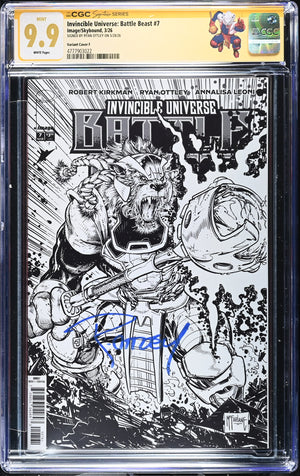 Invincible Universe Battle Beast #7 | 1:75 Todd McFarlane Variant | CGC 9.9
