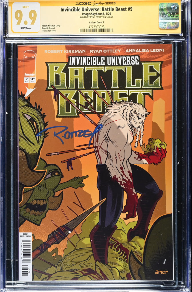 Invincible Universe Battle Beast #9 | Cover F 1:100 Ratio | CGC 9.9