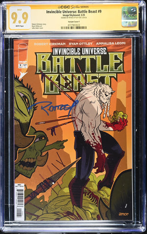 Invincible Universe Battle Beast #9 | Cover F 1:100 Ratio | CGC 9.9