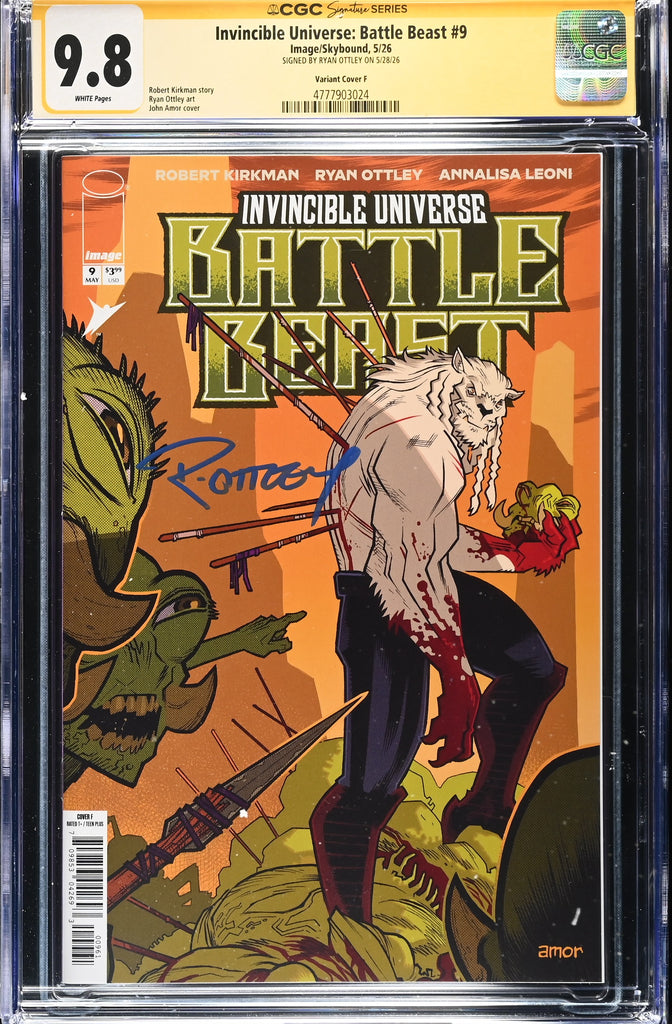 Invincible Universe Battle Beast #9 | Cover F 1:100 Ratio | CGC 9.8
