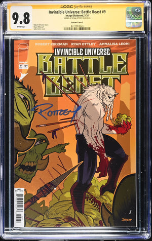 Invincible Universe Battle Beast #9 | Cover F 1:100 Ratio | CGC 9.8